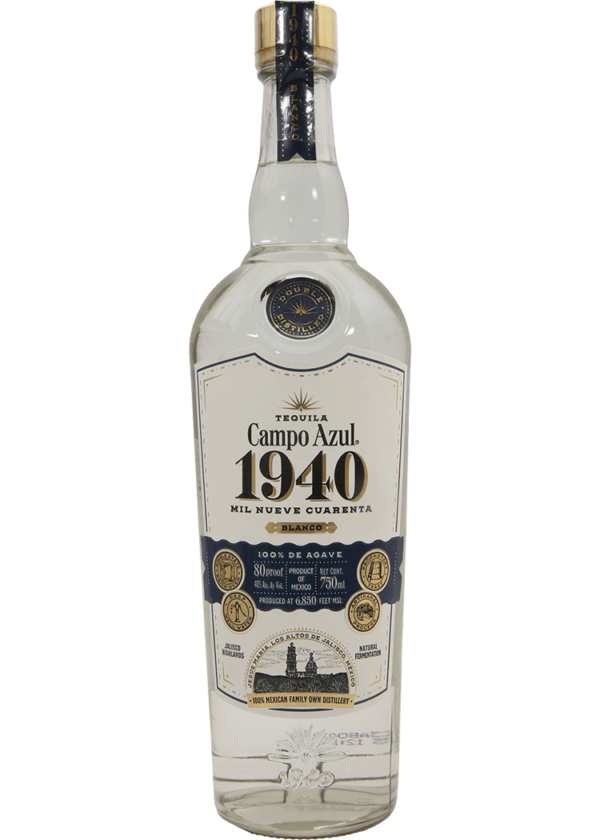 Campo Azul 1940 Blanco Tequila