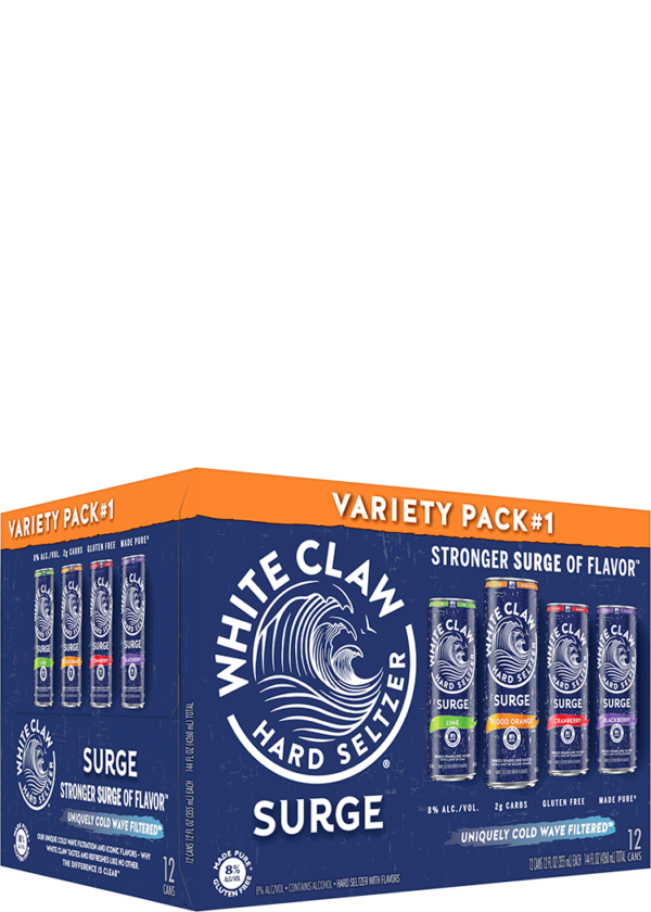 White Claw Hard Seltzer SURGE Variety