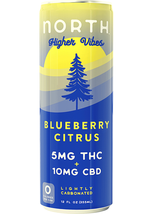 North Higher Vibes THC 5mg Blueberry Citrus