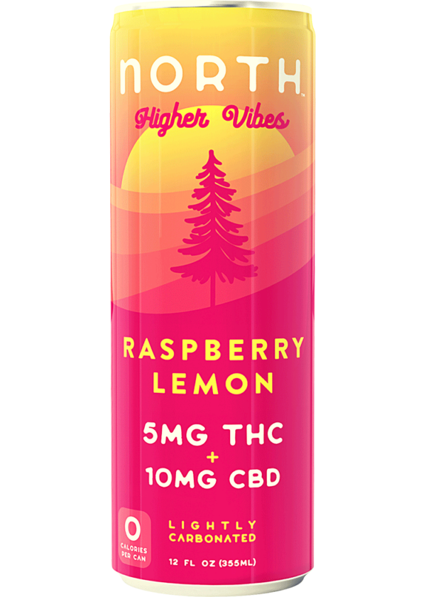 North Higher Vibes THC 5mg Raspberry Lemon