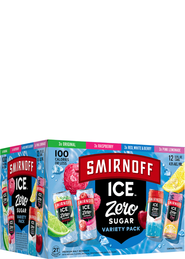 Smirnoff Ice Zero Sugar Variety - Hard Beverage