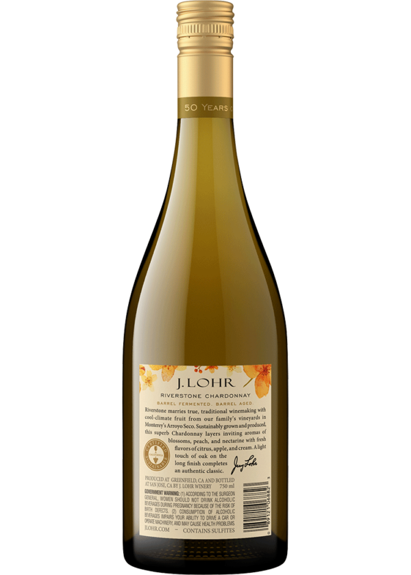 J. Lohr Estates Riverstone Chardonnay - Image 2