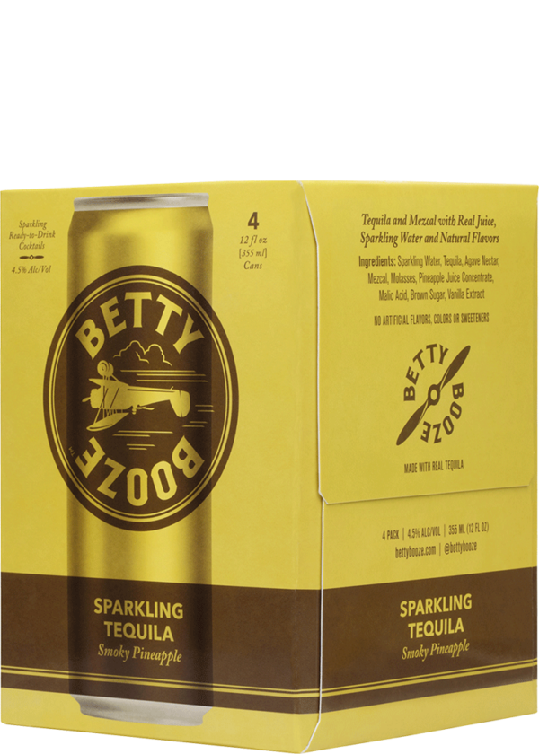 Betty Booze Sparkling Tequila with Smokey Pineapple