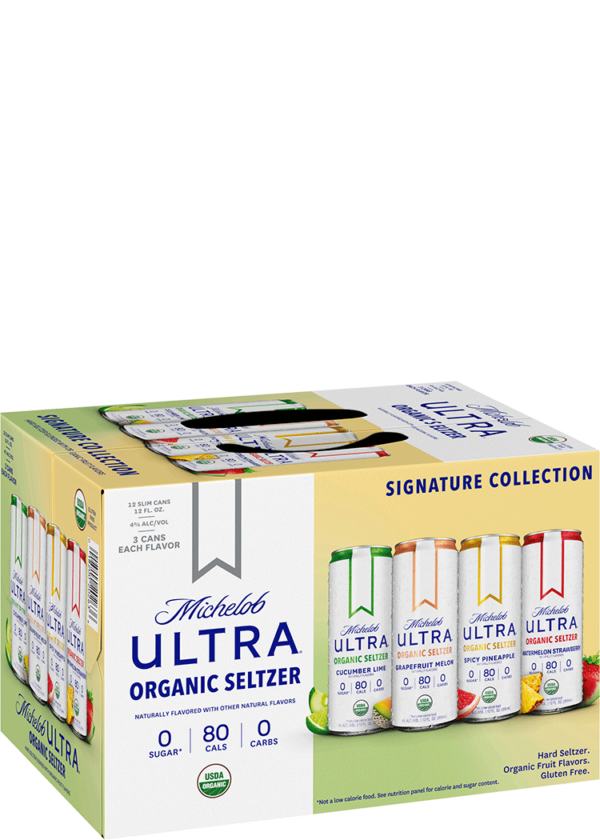 Michelob Ultra Pure Organic Hard Seltzer Signature Collection