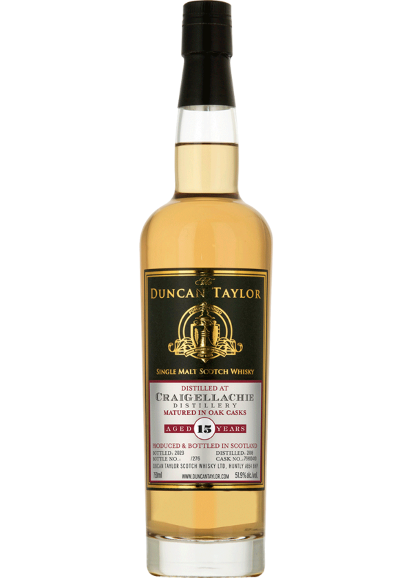 Duncan Taylor Craigellachie 15Yr 2008 Bourbon Cask No 75900410