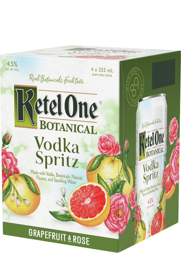 Ketel One Botanical Vodka Spritz Grapefruit & Rose