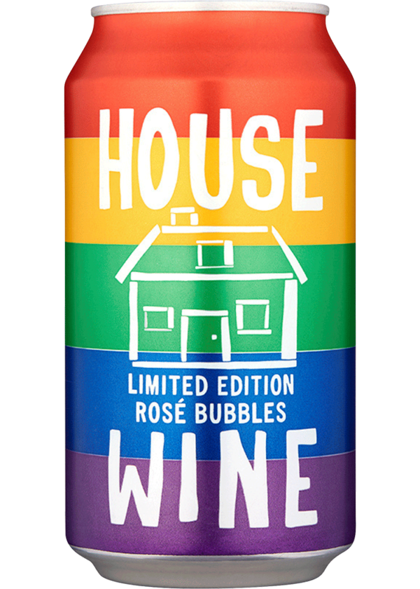 House Wine Rainbow Edition Rose Bubbles