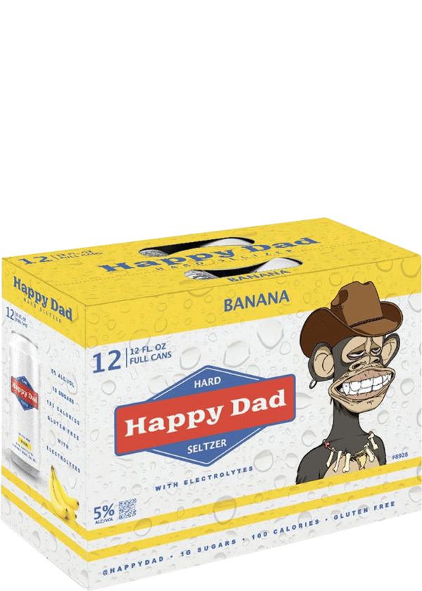 Happy Dad Hard Seltzer Banana