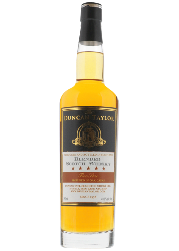 Duncan Taylor Five Star Blended Scotch Whisky